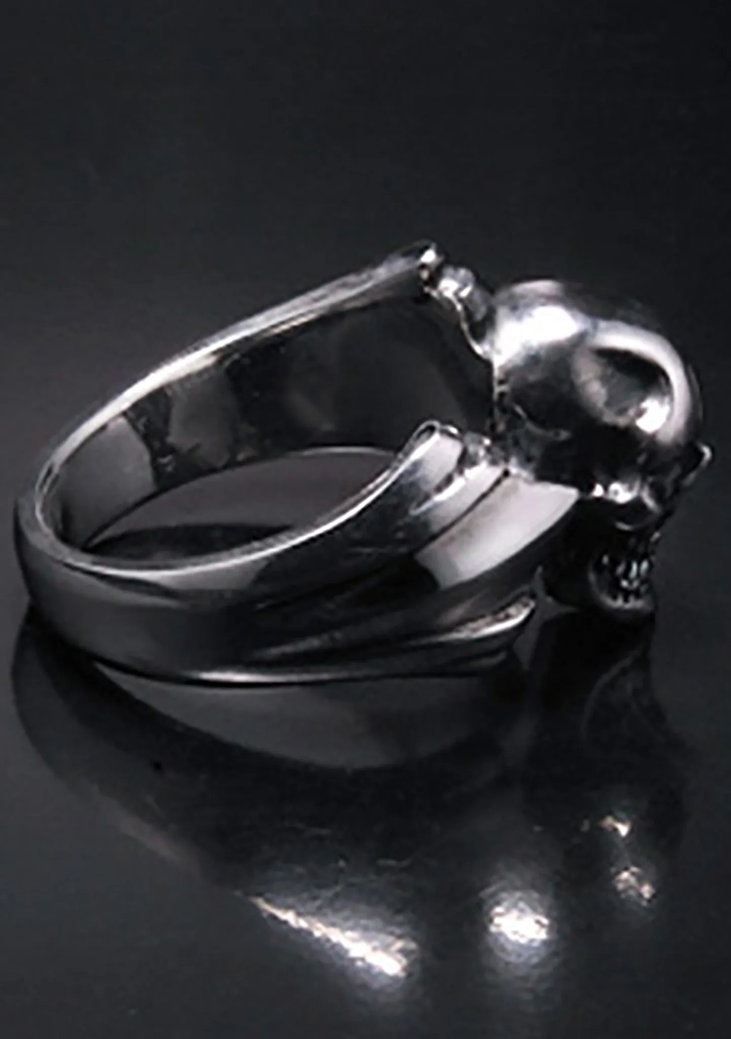 2 Abnormal Sides M Skull Ring