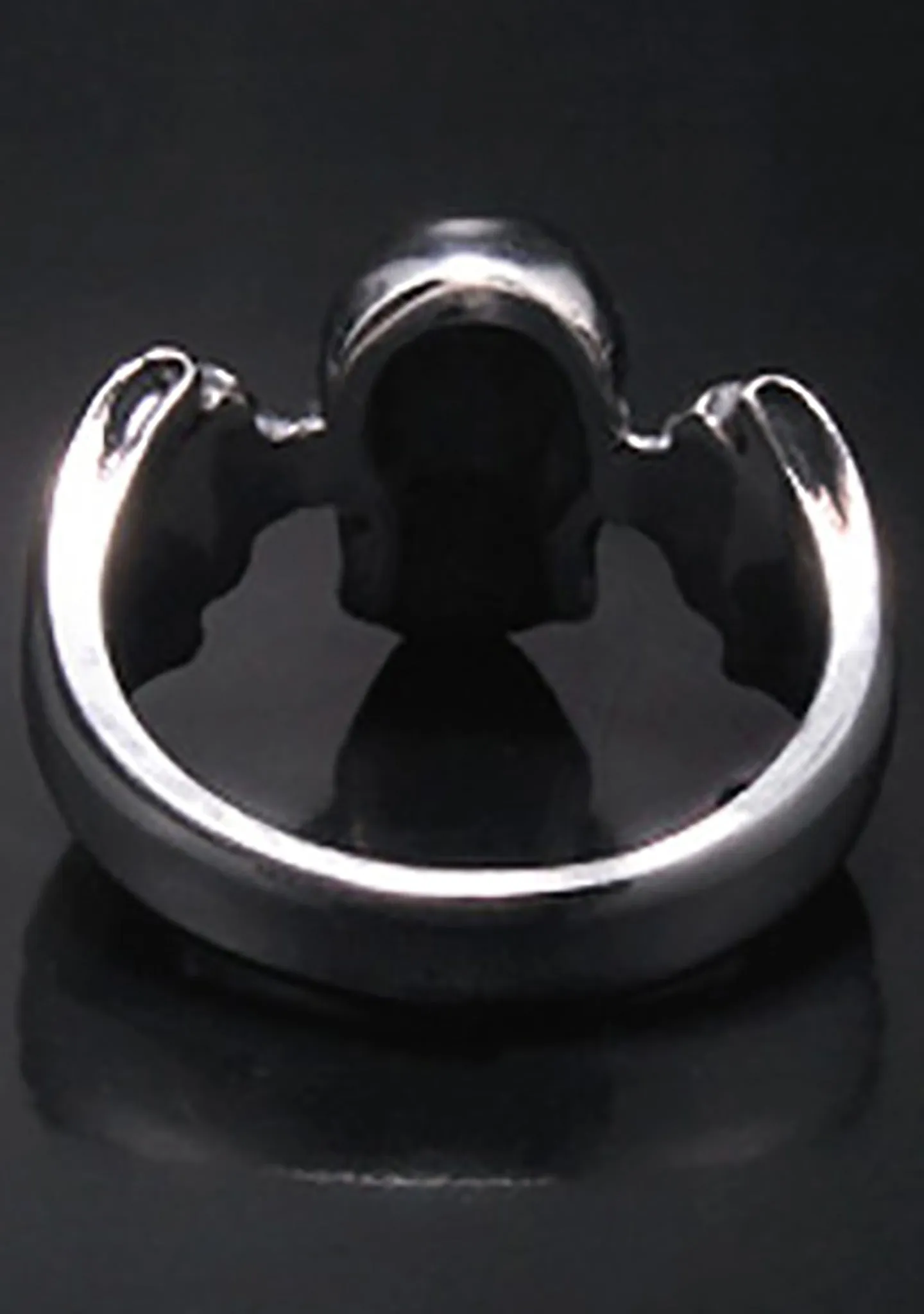 2 Abnormal Sides M Skull Ring