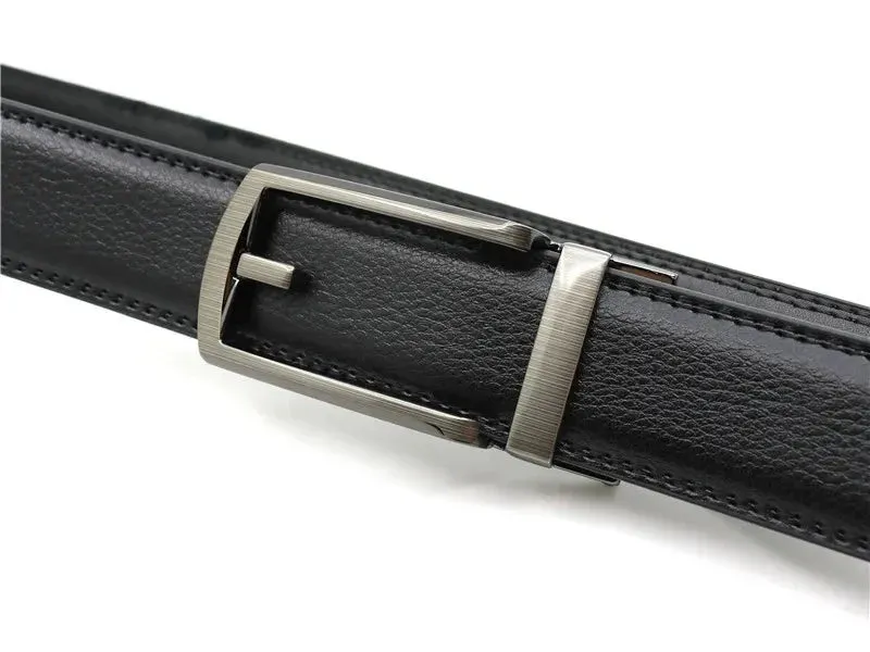 3.5cm Genuine Leather Automatic Buckle Belt