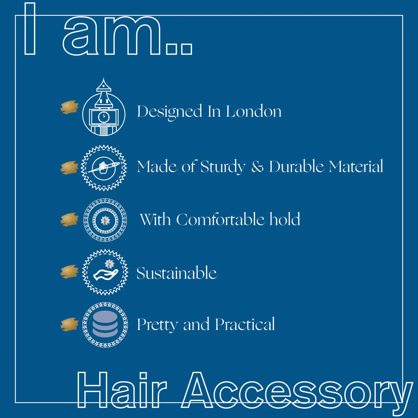 Accessorize London Women's Bulldog Hair Clip Set