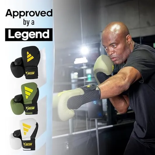 Adidas x Anderson Silva Everyday Use Boxing Gloves White