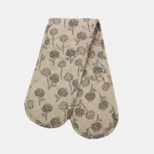 Artichoke Double Oven Glove - Charcoal