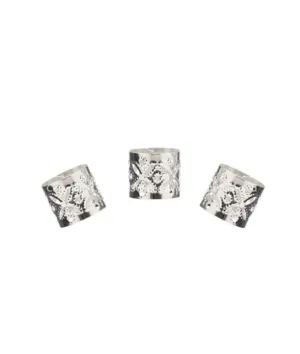 Beauty Town Filigree Tube 12X10Mm Value Pack 30Pcs [Silver] #07791