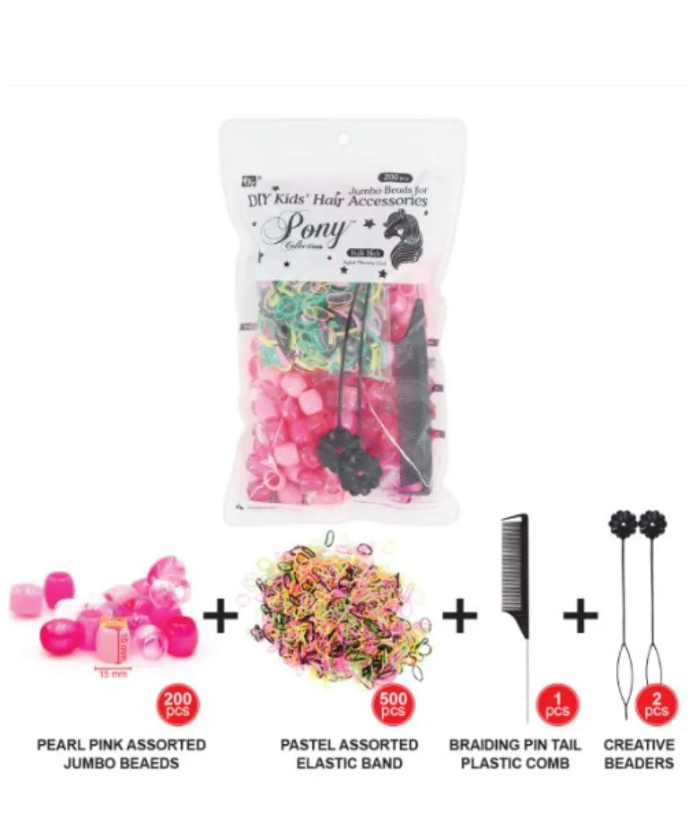 Beauty Town Kids Hair Accessories Beads Bulk Pack