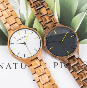 BOBO BIRD HANDMADE MINIMALISTIC DESIGN WOODEN WATCH