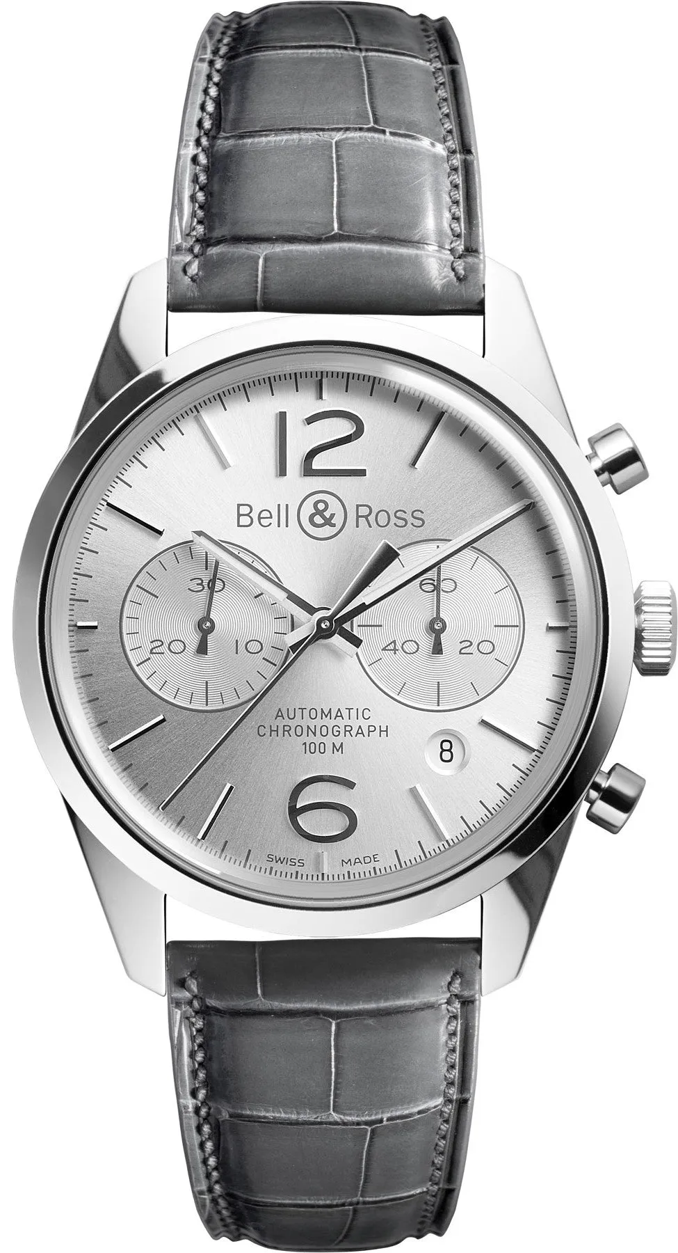 BR Watch Vintage BR 126 OffICr Silver