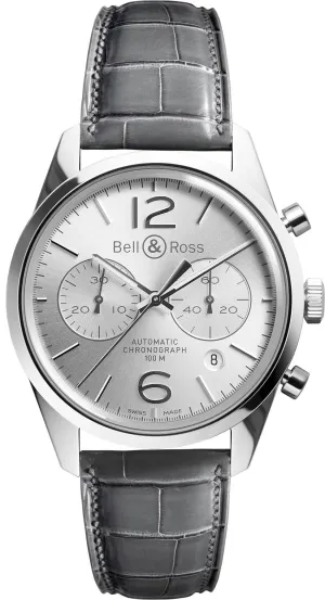BR Watch Vintage BR 126 OffICr Silver