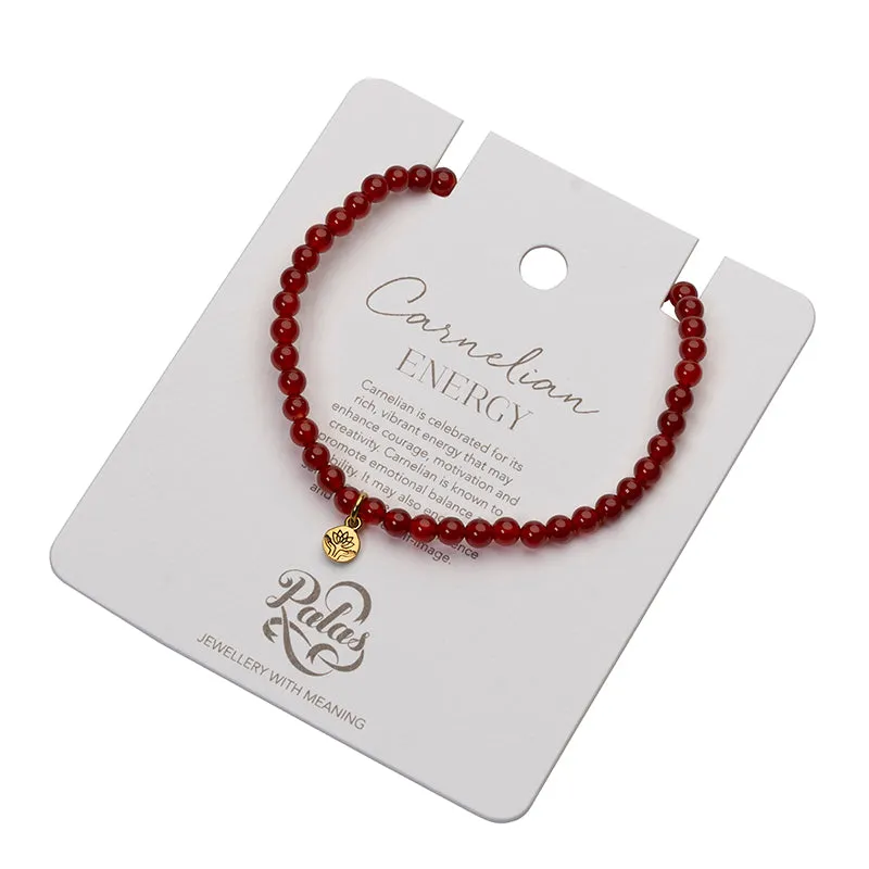 CARNELIAN HEALING GEM BRACELET