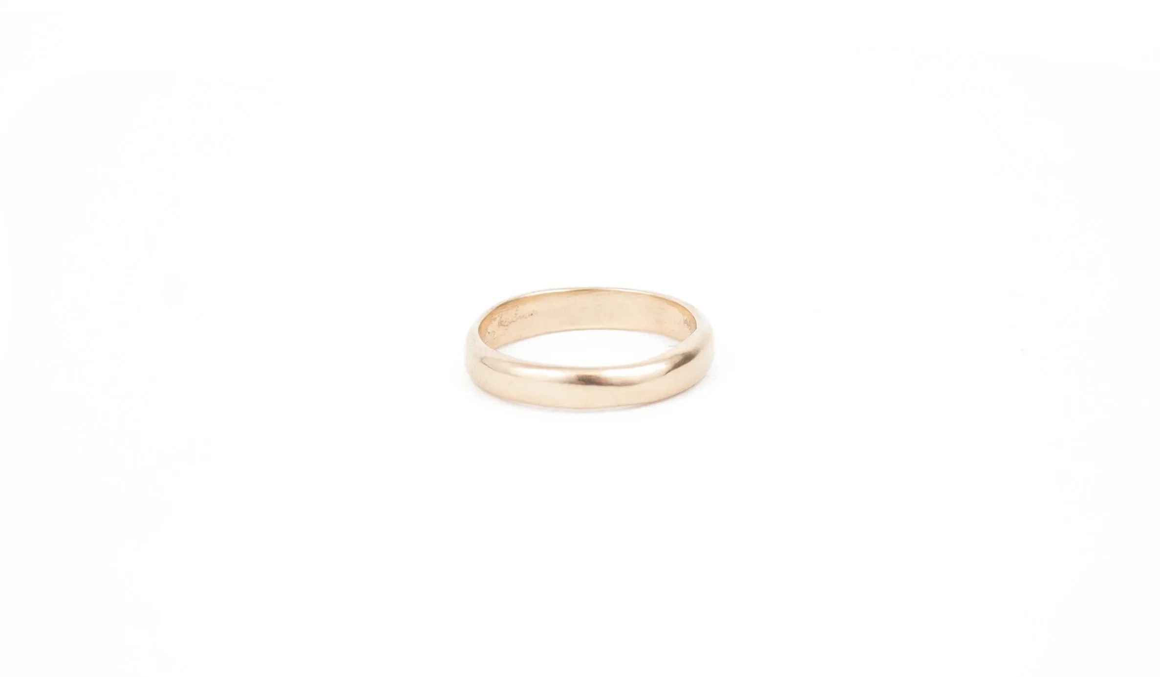 CLASSIC ROUNDED BAND / GOLD