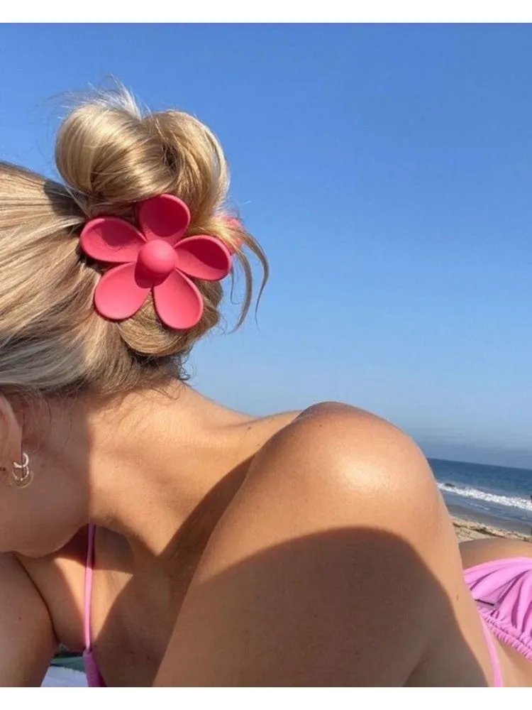 Claw Clip - Flower - Bubblegum