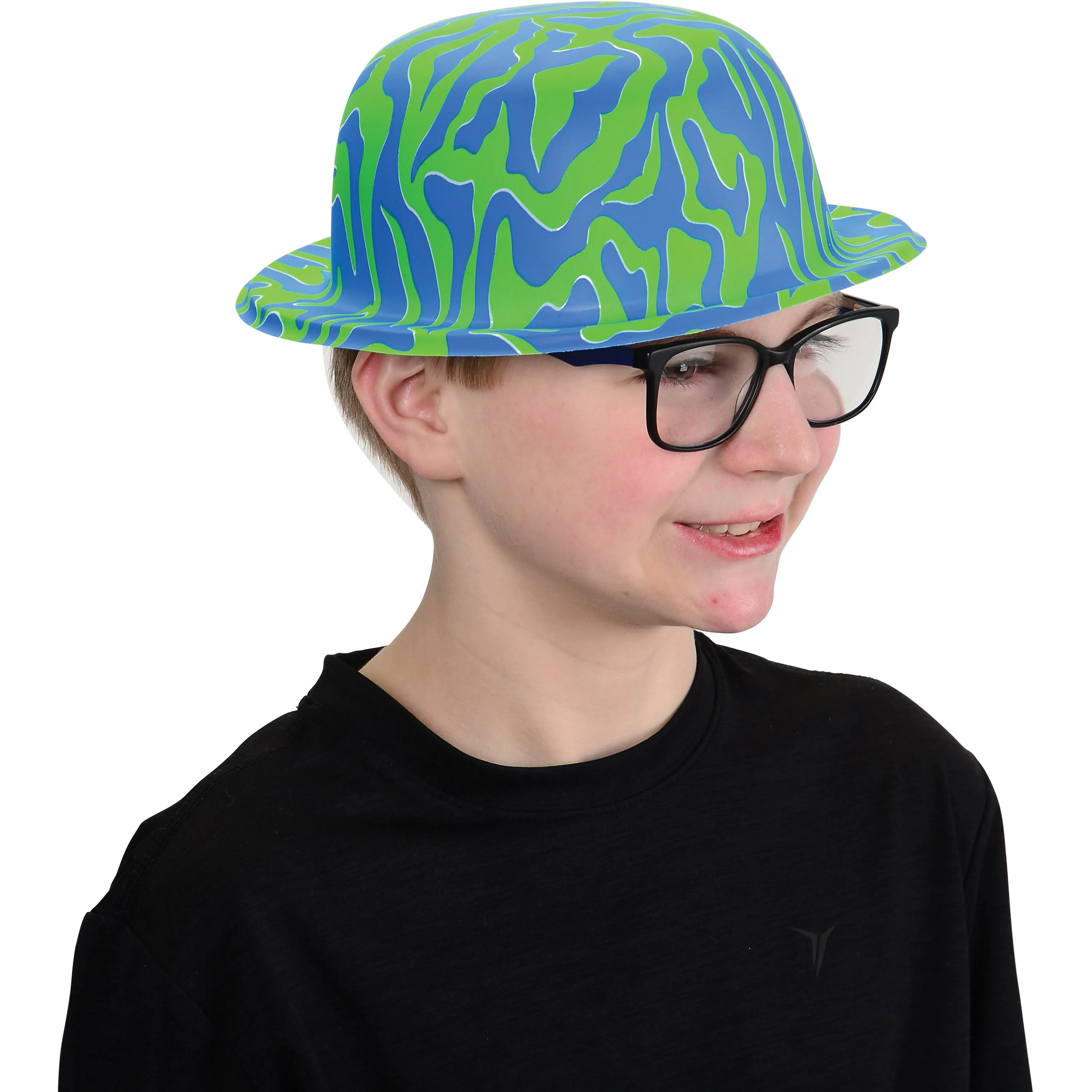 Costume Swirl Derby Bowler Hats (1 dozen)