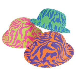 Costume Swirl Derby Bowler Hats (1 dozen)
