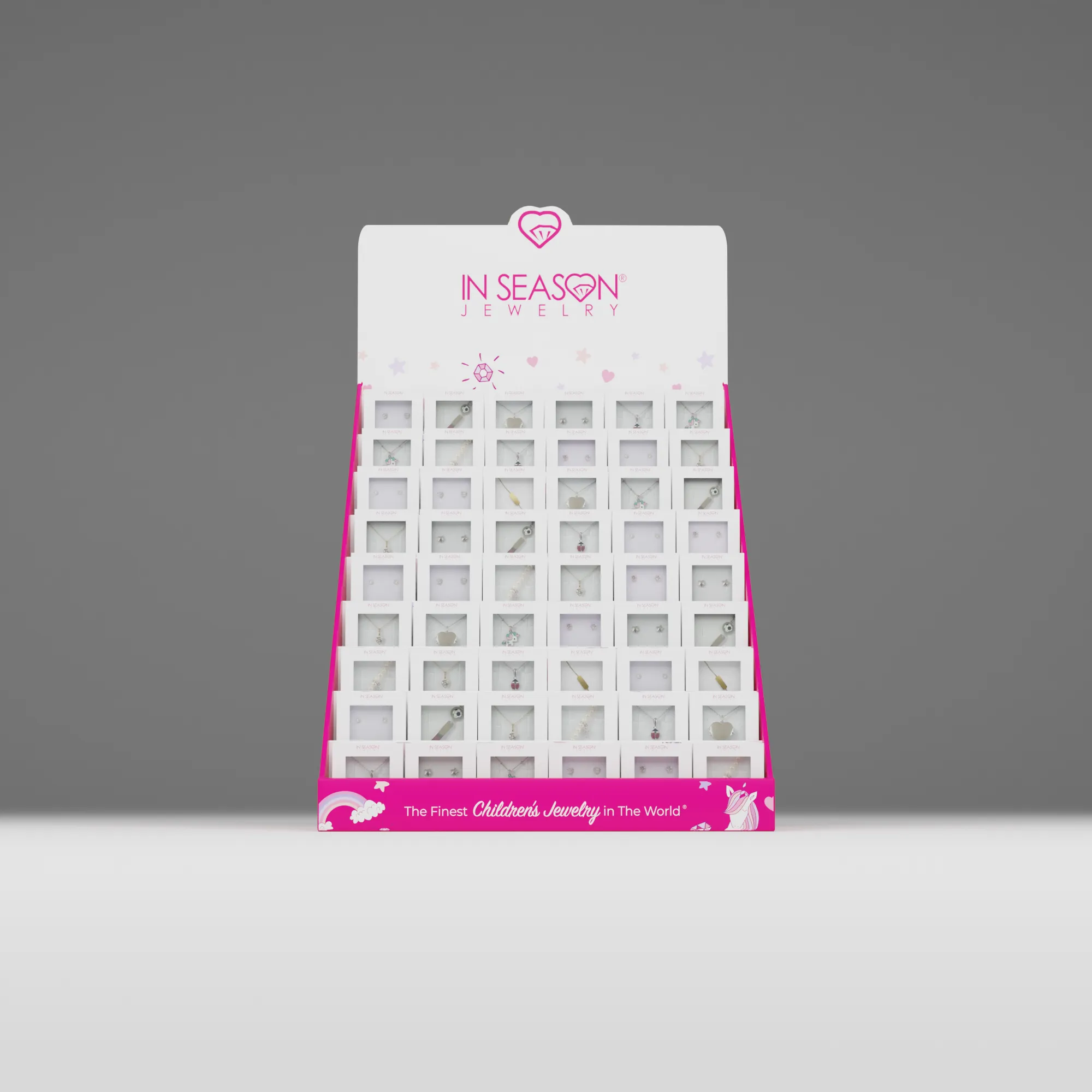 Countertop 54 Piece Open Pop Display ONLY - Cardboard