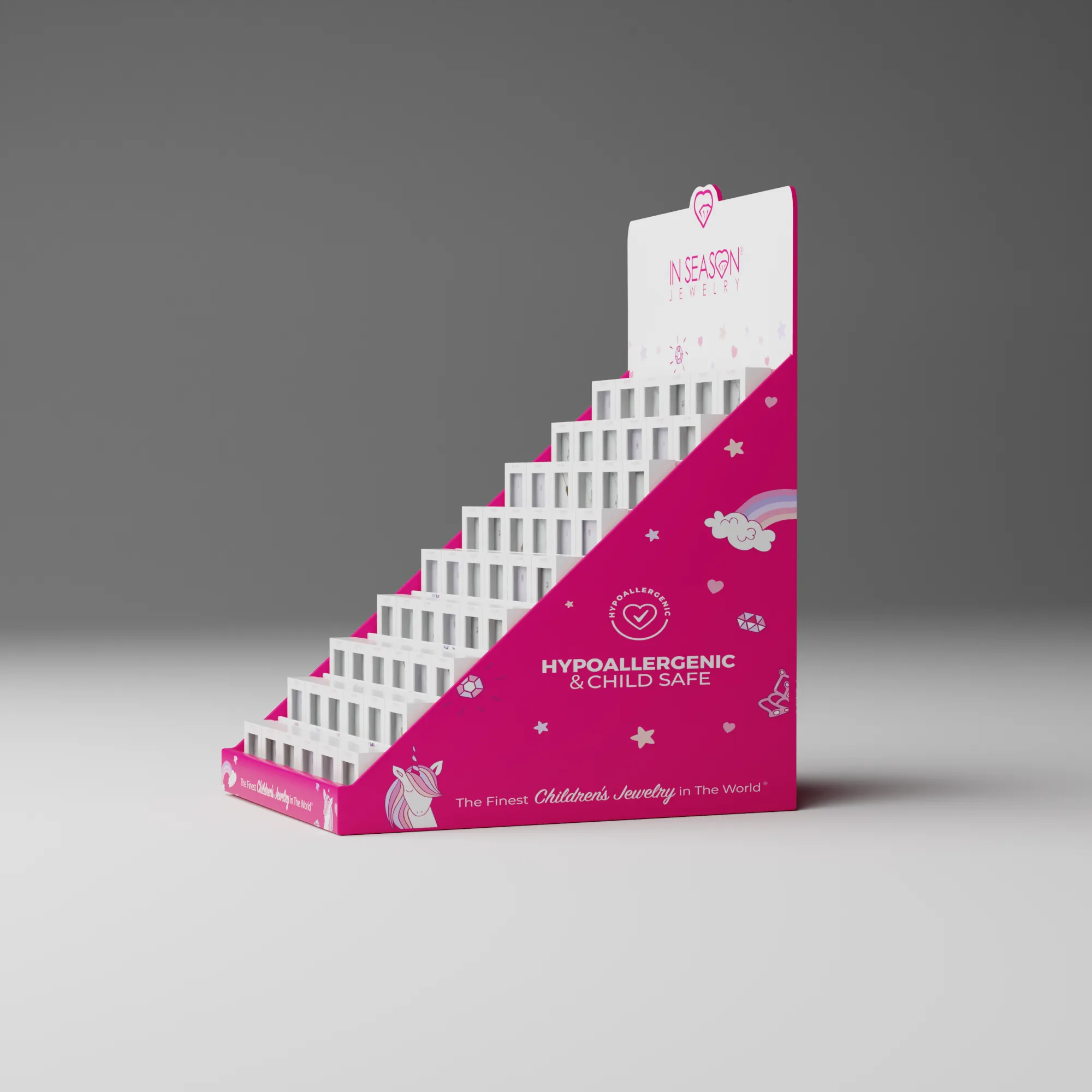 Countertop 54 Piece Open Pop Display ONLY - Cardboard