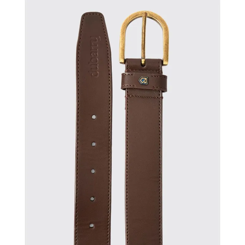 Dubarry Porthall Mens Leather Belt - Brown
