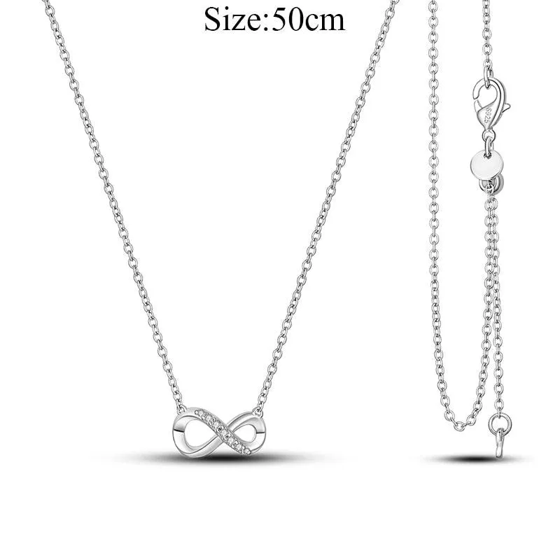 Elegant Customizable 925 Silver O Pendant Necklace for Women - Essential Minimalist Accessory