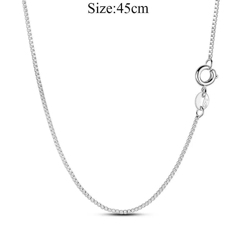 Elegant Customizable 925 Silver O Pendant Necklace for Women - Essential Minimalist Accessory