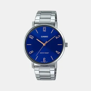 Enticer Men's Analog Stainless Steel Watch A1816 - MTP-VT01D-2B2UDF