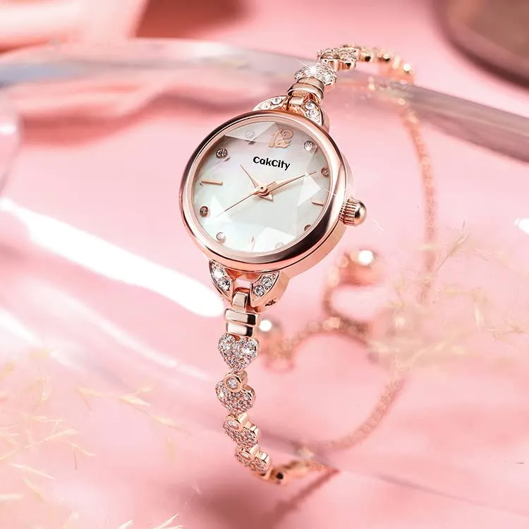 Fashion Casual Elegant Design Crystal Bracelet Watches