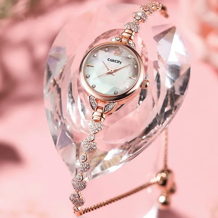 Fashion Casual Elegant Design Crystal Bracelet Watches