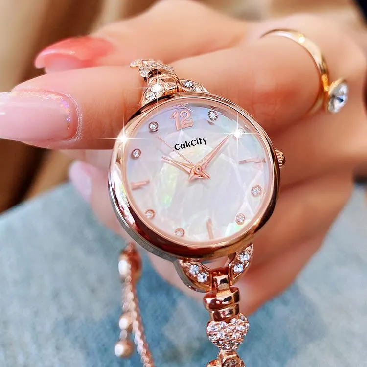 Fashion Casual Elegant Design Crystal Bracelet Watches