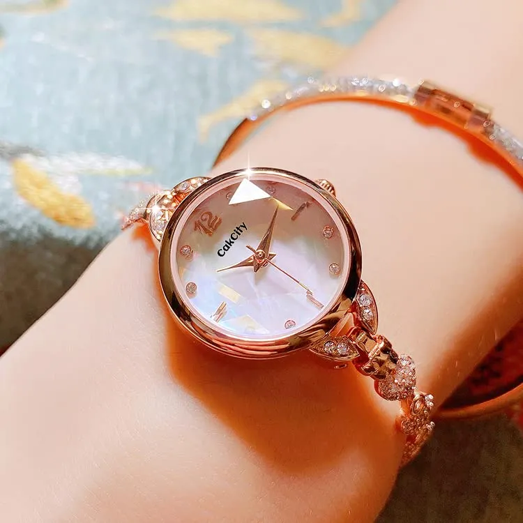 Fashion Casual Elegant Design Crystal Bracelet Watches