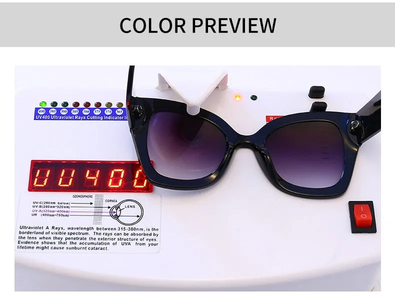 Fashion Cat Eye Sunglasses For Women (2021 Luxury Vintage UV400)