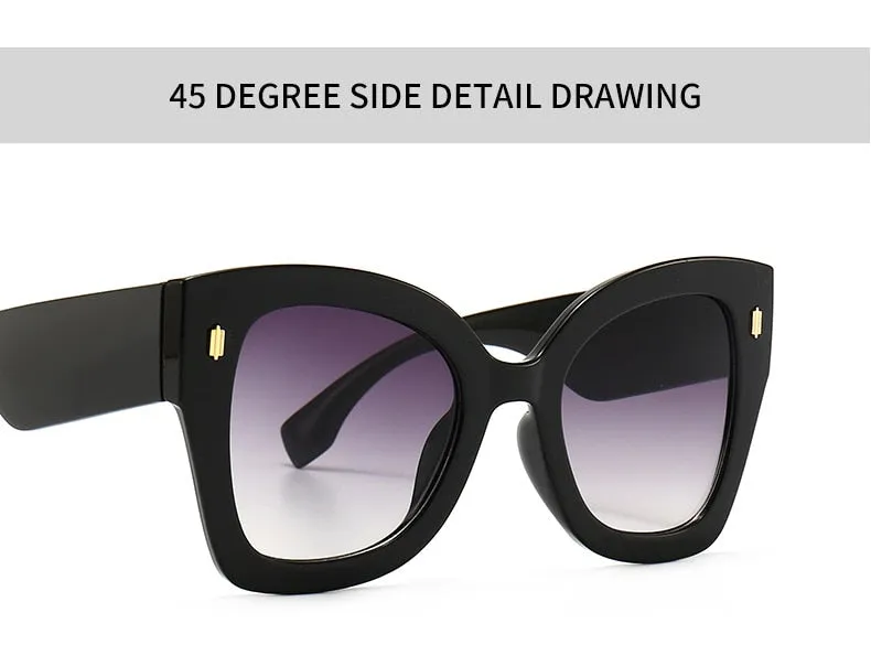 Fashion Cat Eye Sunglasses For Women (2021 Luxury Vintage UV400)