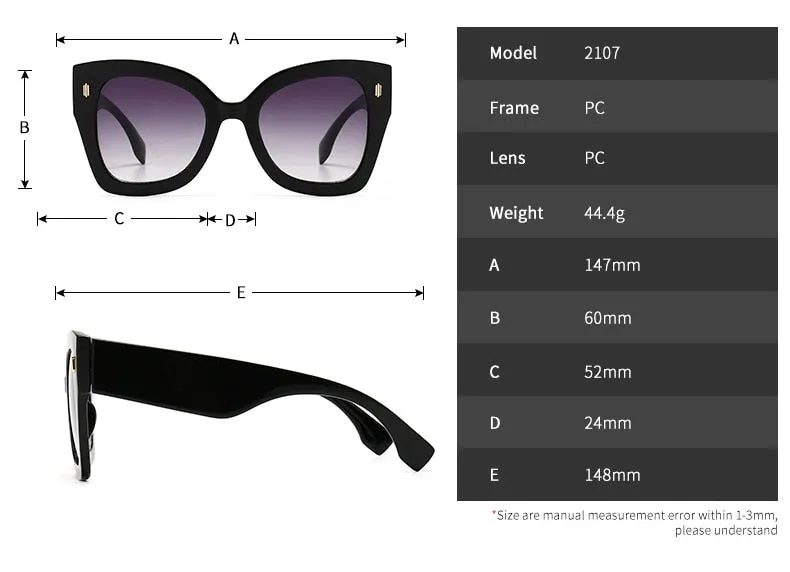 Fashion Cat Eye Sunglasses For Women (2021 Luxury Vintage UV400)