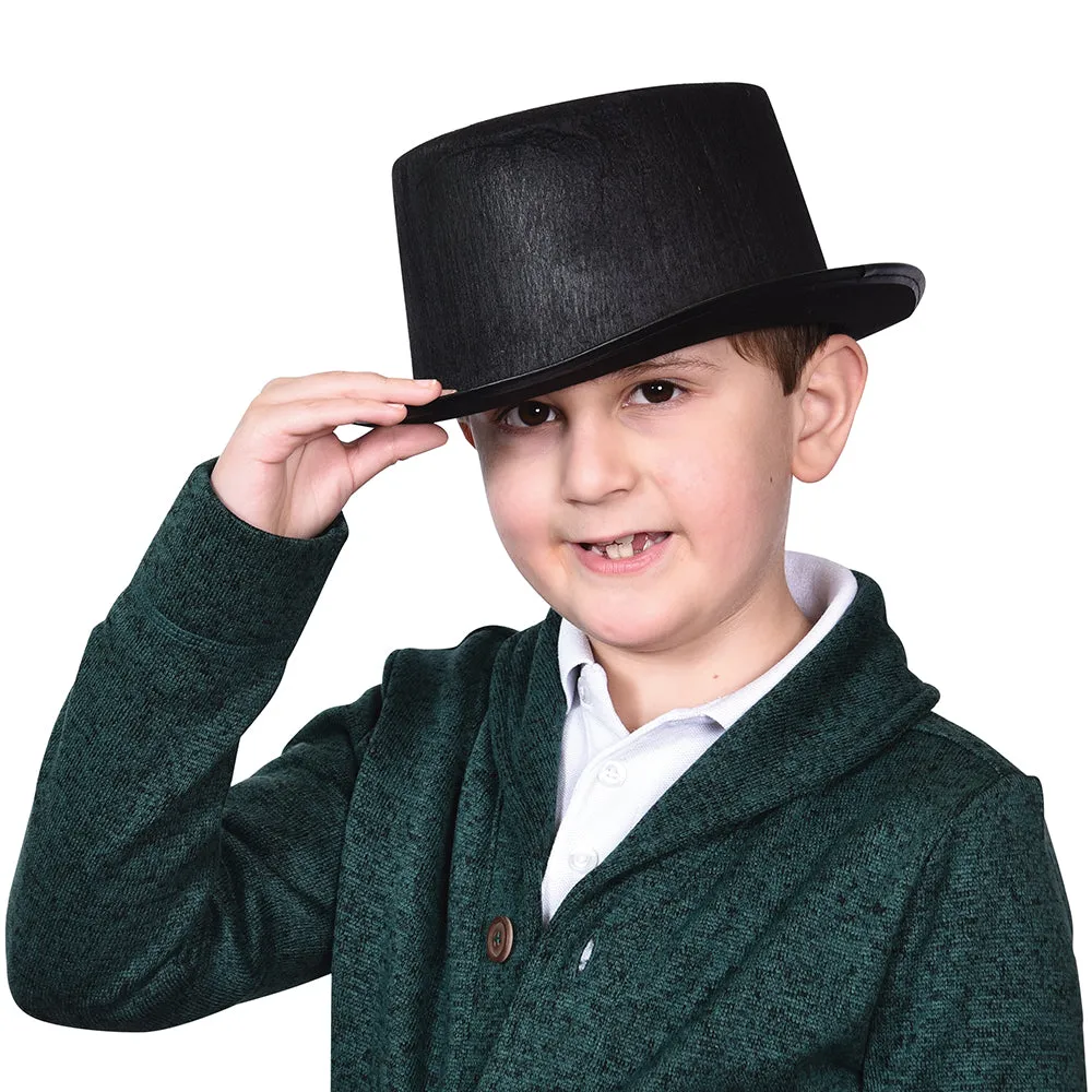 Felt Black Costume Top Hat