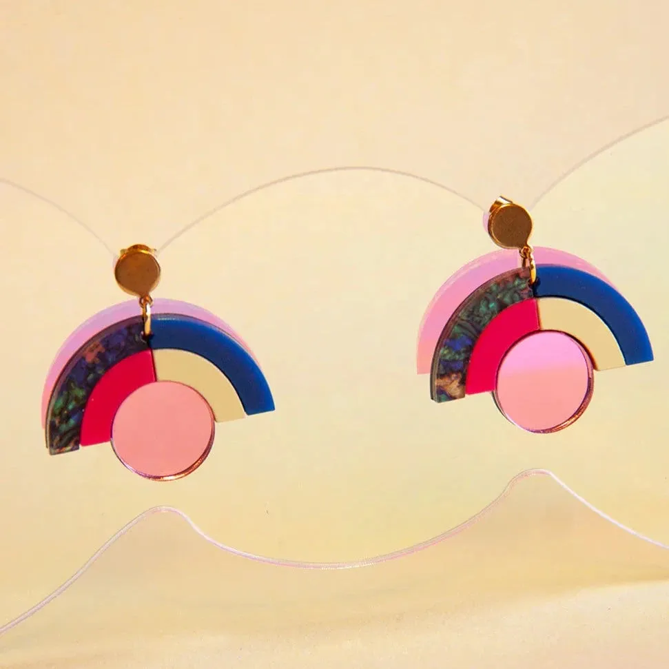 Festive Mirror Earrings