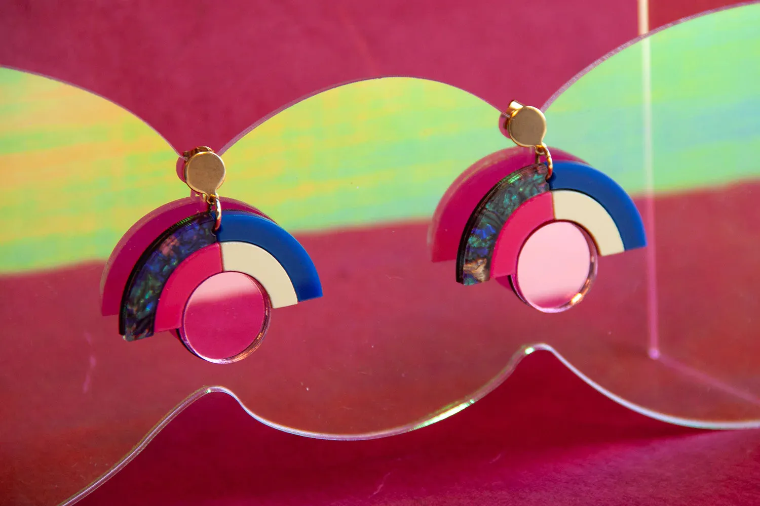 Festive Mirror Earrings