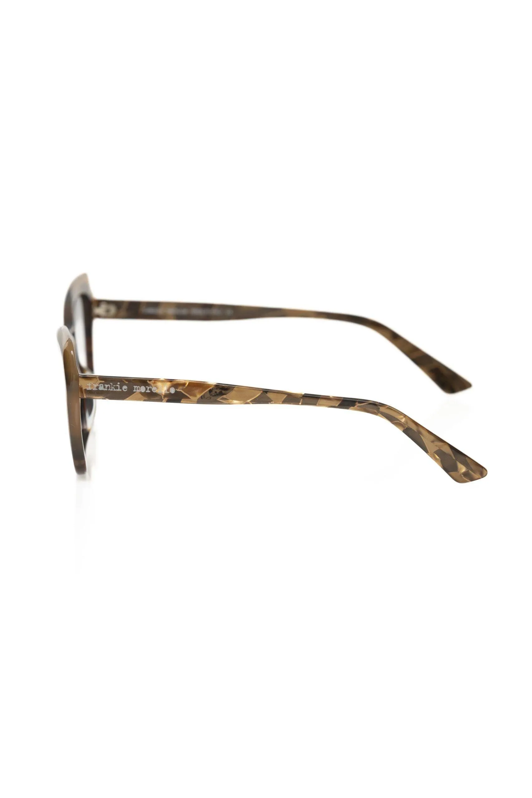 Frankie Morello Chic Havana Glitter Cat Eye Eyeglasses