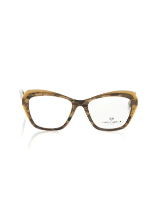 Frankie Morello Chic Havana Glitter Cat Eye Eyeglasses