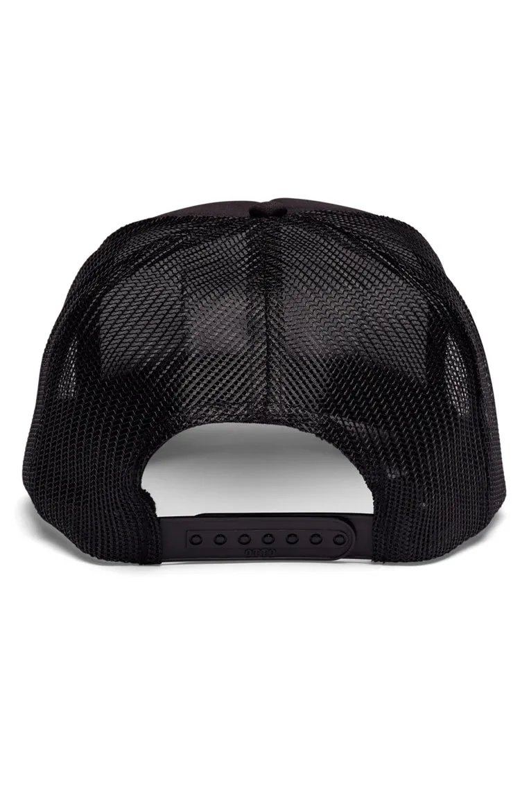 Friday Feelin Rad Youth Trucker Hat in Black