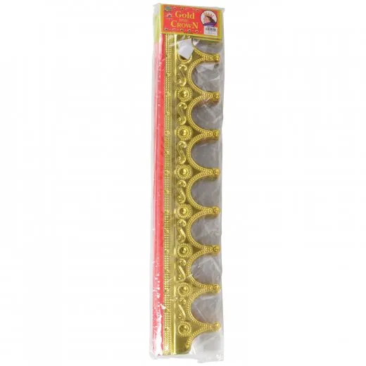 Gold Foil Crowns - Adult Party Favor (One Dozen)