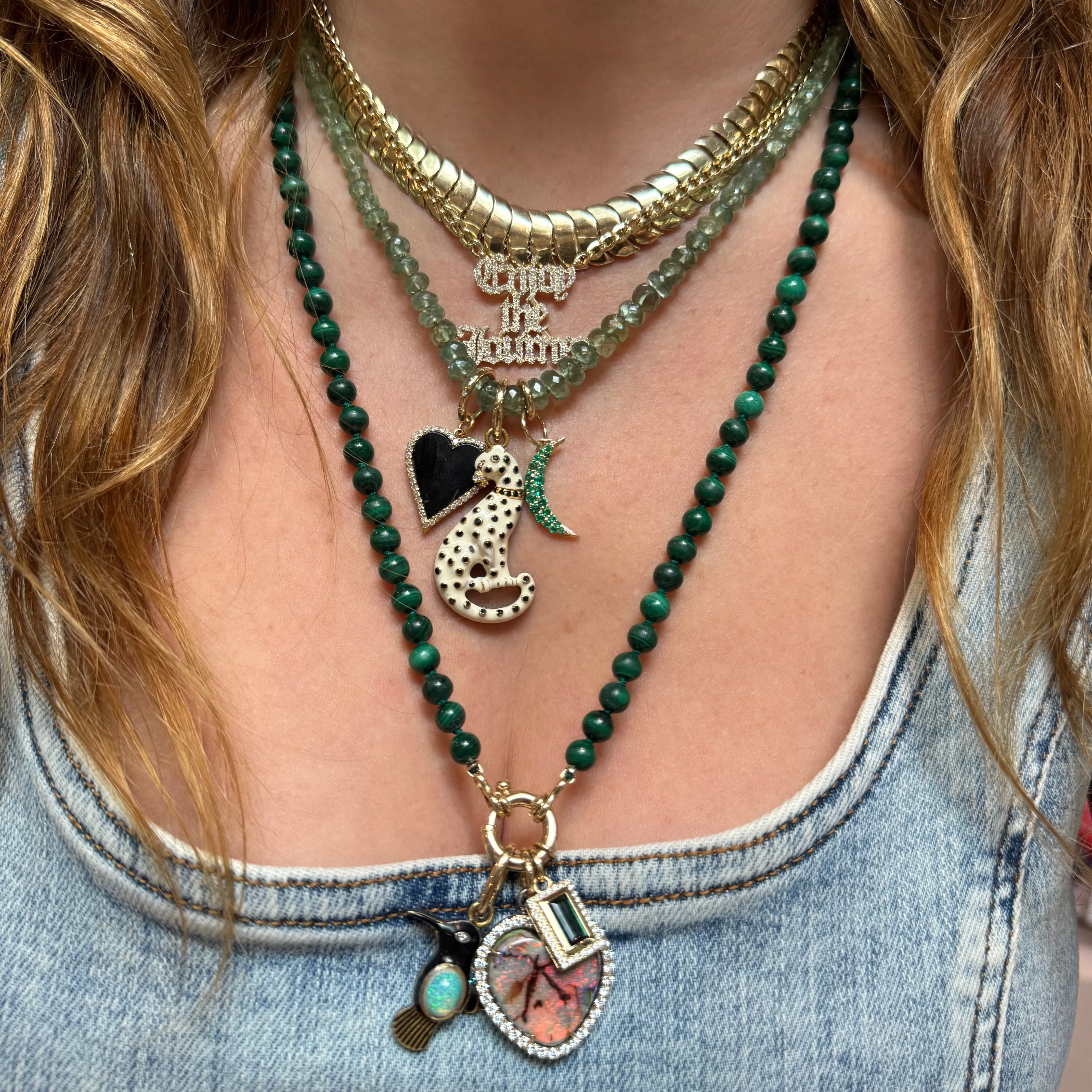 Gothic Cuban Link Nameplate Chain Necklace