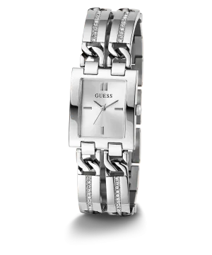 GUESS Ladies Silver Tone Analog Watch