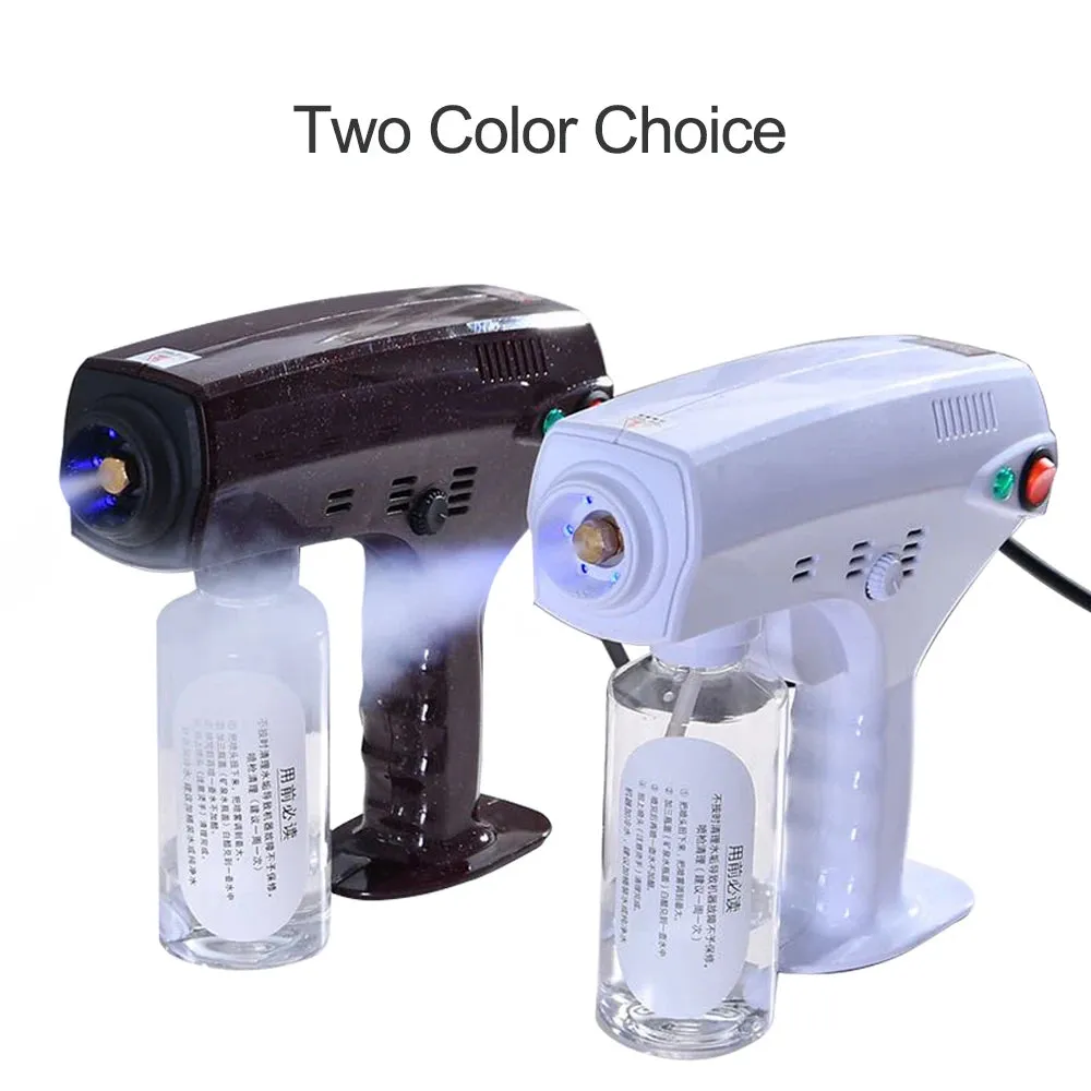 Hair Spray Nano Hair Steamer Nano Steam Gun Hair Coloring Hair Care Facial Skin Spa Humidifier 280ML Tank Blue Nano Mixed Vapor