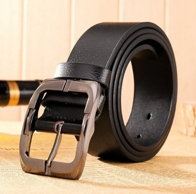 High Quality Men's Belts Luxury  Leather Belt