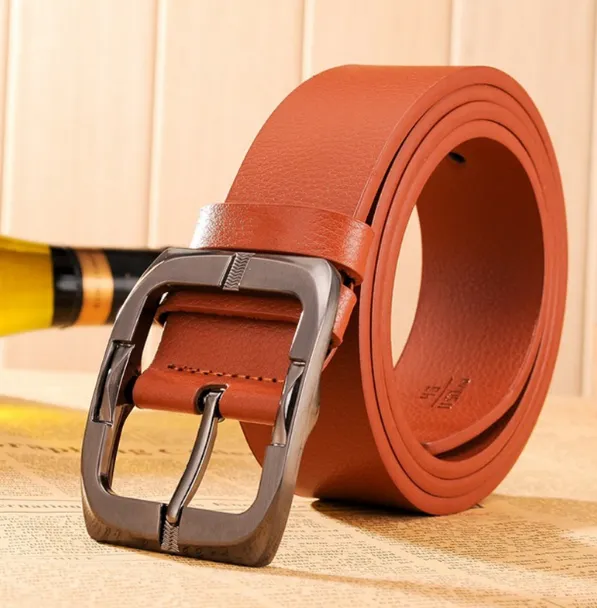 High Quality Men's Belts Luxury  Leather Belt