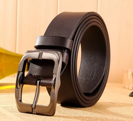 High Quality Men's Belts Luxury  Leather Belt