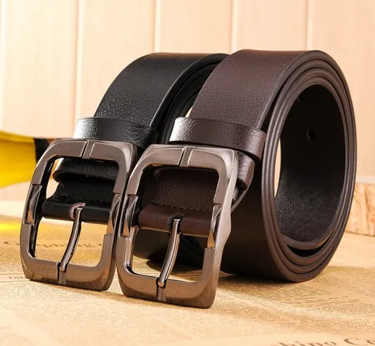High Quality Men's Belts Luxury  Leather Belt