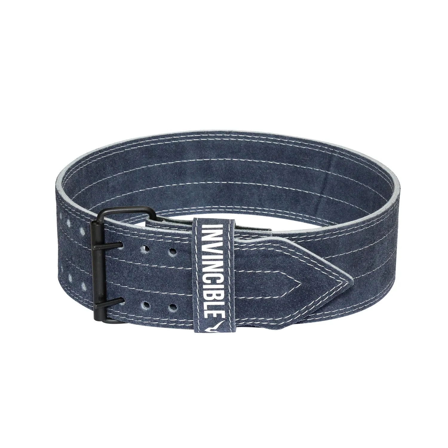 Invincible Heavy Duty Leather Weight Lifting Gym Belt for Heavy Workout for Men & Women 4"
