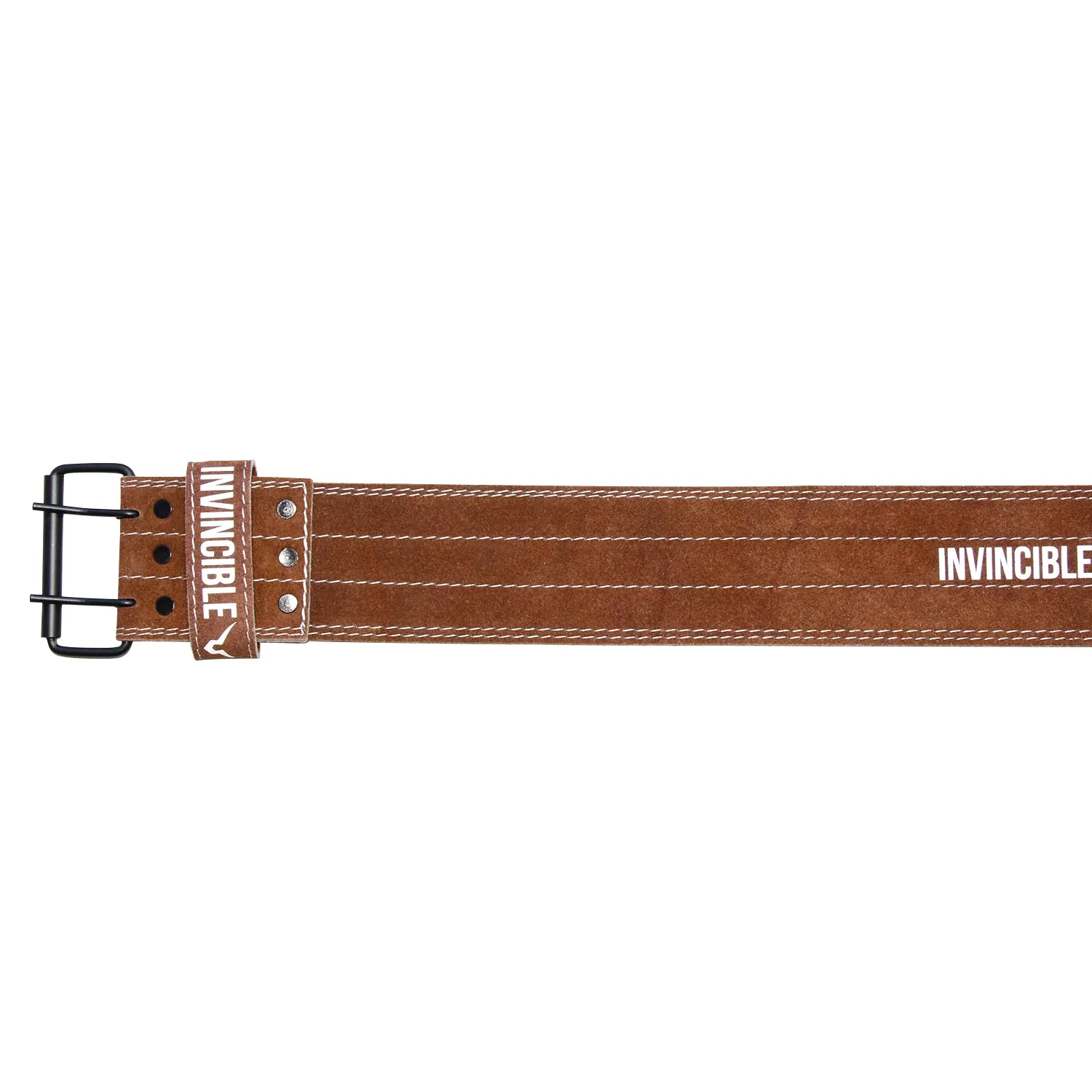 Invincible Heavy Duty Leather Weight Lifting Gym Belt for Heavy Workout for Men & Women 4"