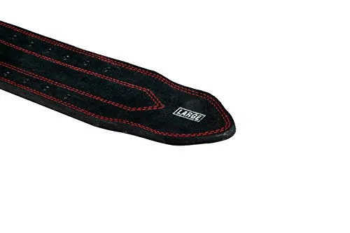 Invincible Heavy Duty Leather Weight Lifting Gym Belt for Heavy Workout for Men & Women 4"