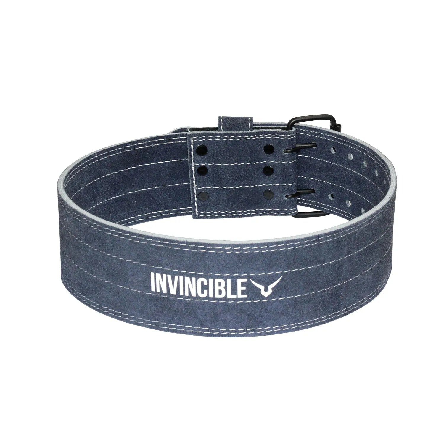 Invincible Heavy Duty Leather Weight Lifting Gym Belt for Heavy Workout for Men & Women 4"