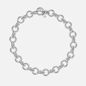 Italian Chain Necklace - Rhodium (silver - tone)