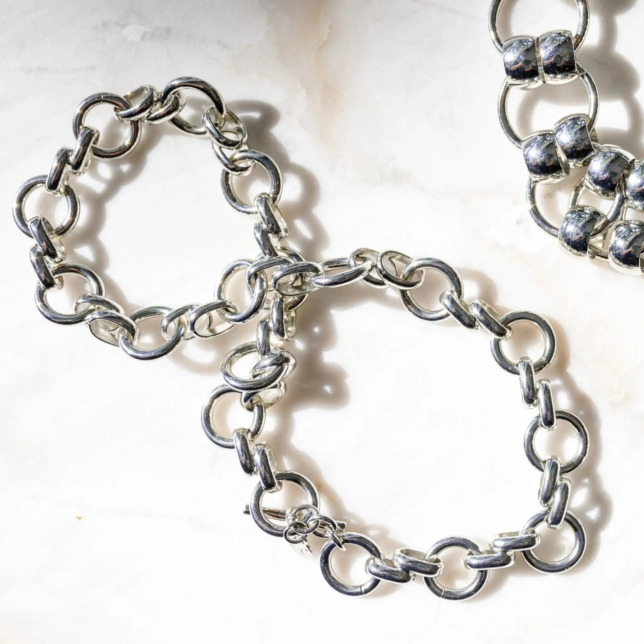 Italian Chain Necklace - Rhodium (silver - tone)