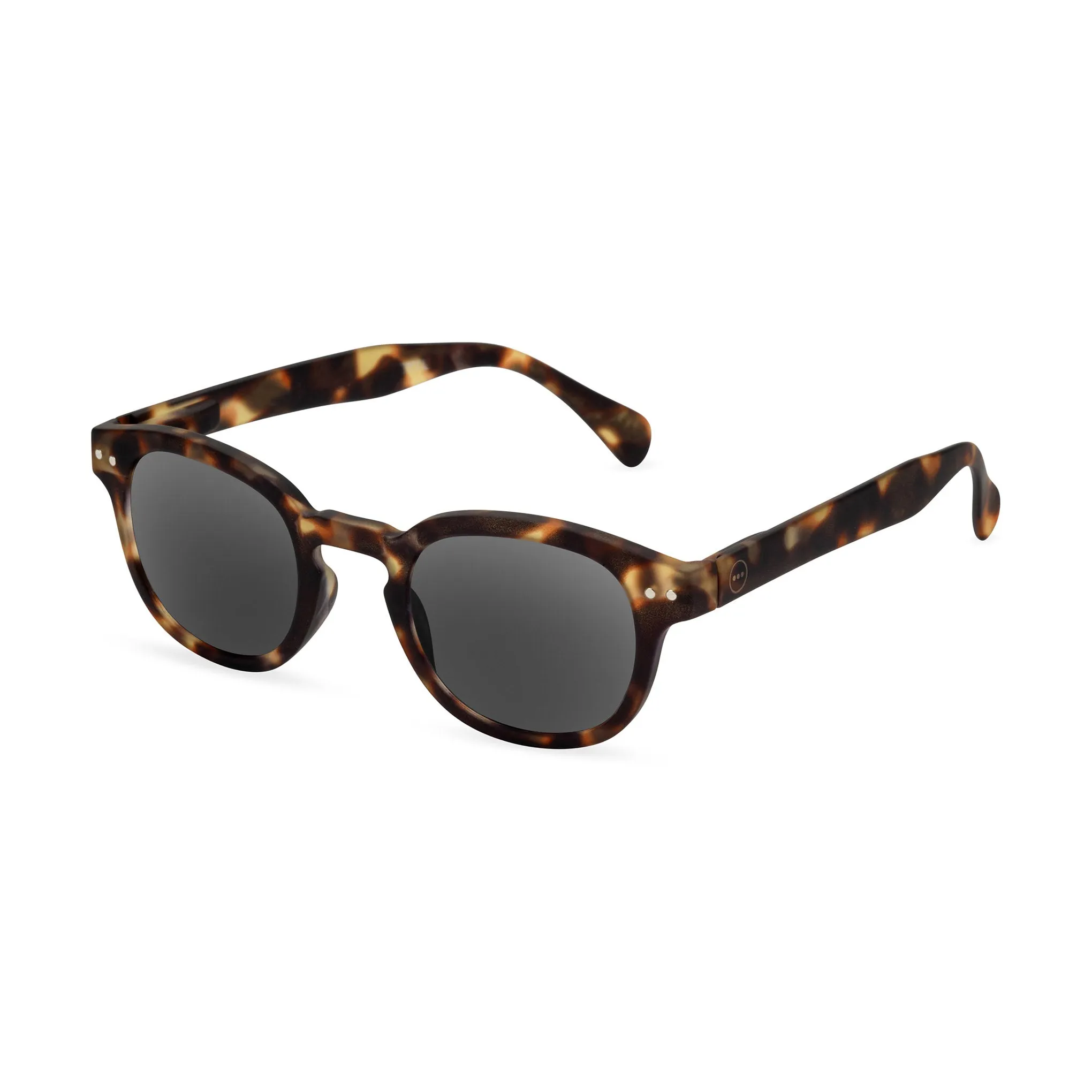 IZIPIZI Rounded-Edge Square Sunglasses #C - Tortoise
